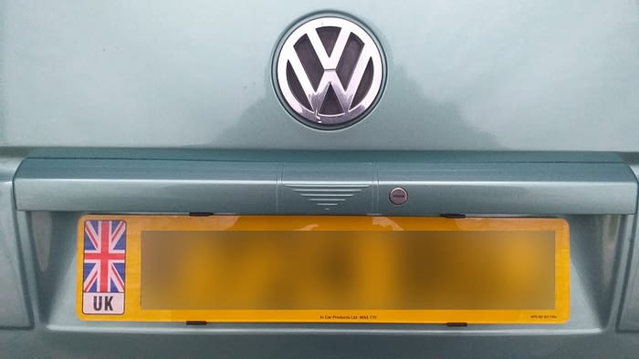 Number Plate Clips C X Holder Front Rear Trailer Caravan Vehicle Push&Lock - Image 3